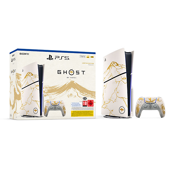 PlayStation®5 Konsole - Ghost of Yōtei™ Gold Limited Edition Bundle (Modellgruppe - Slim)
