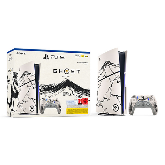 PlayStation®5 Konsole - Ghost of Yōtei™ Black Limited Edition Bundle (Modellgruppe - Slim)