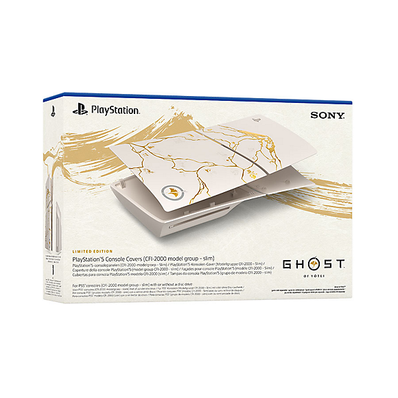 PlayStation® 5 Konsolen Cover (Modellgruppe - Slim) - Ghost of Yotei™ Gold Limited Edition