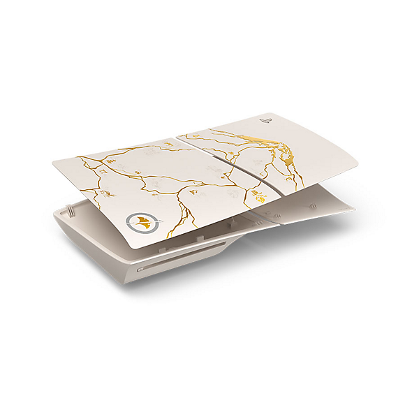 PlayStation® 5 Konsolen Cover (Modellgruppe - Slim) - Ghost of Yotei™ Gold Limited Edition