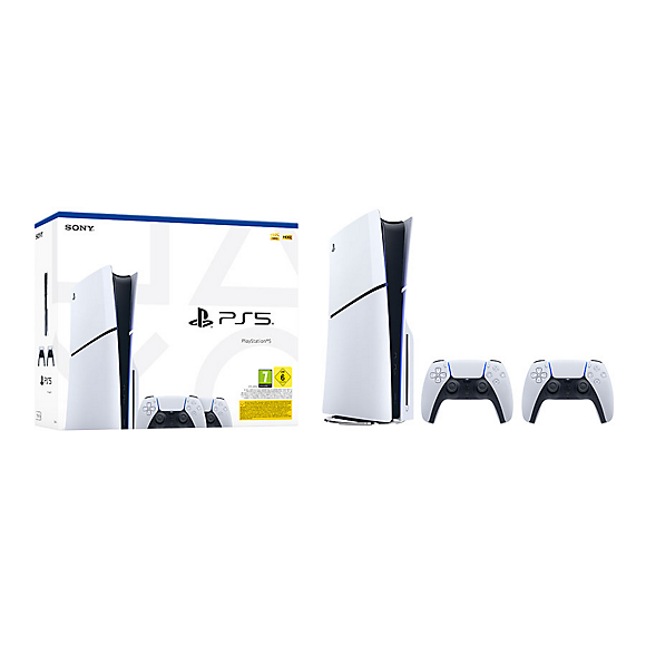 Paket: PlayStation®5 Konsole + zwei DualSense™ Wireless Controller (Modellgruppe - Slim)*