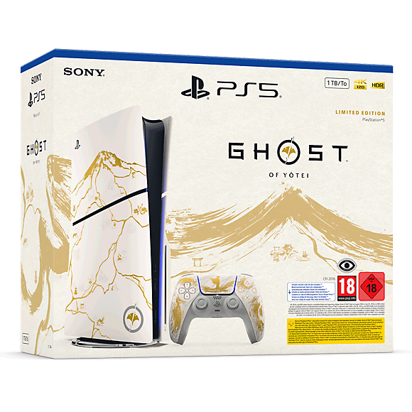 PlayStation®5 Konsole - Ghost of Yōtei™ Gold Limited Edition Bundle (Modellgruppe - Slim)