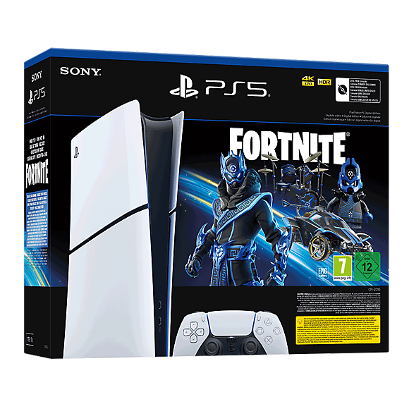 PlayStation®5 Digital Edition Konsole - Fortnite® Cobalt Star Bundle (Modellgruppe - Slim)*