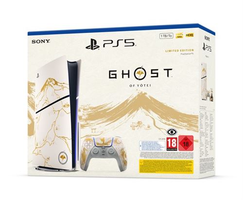 PlayStation®5 Konsole - Ghost of Yōtei™ Black Limited Edition Bundle (Modellgruppe - Slim)