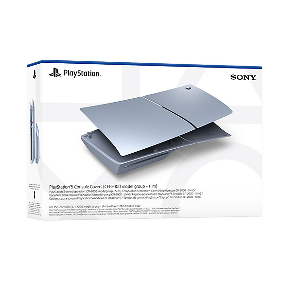 PlayStation®5 Konsolen-Cover (Modellgruppe – Slim) – Sterling Silver