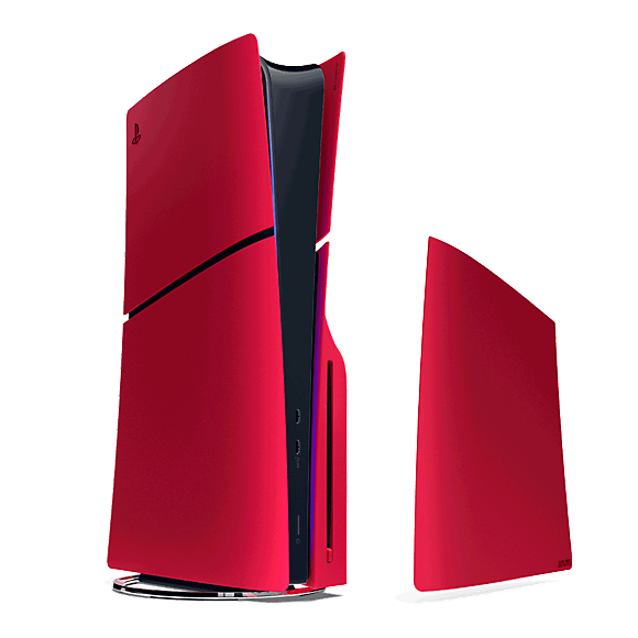 PlayStation® 5 Konsolen-Cover (Modellgruppe – Slim) – Volcanic Red
