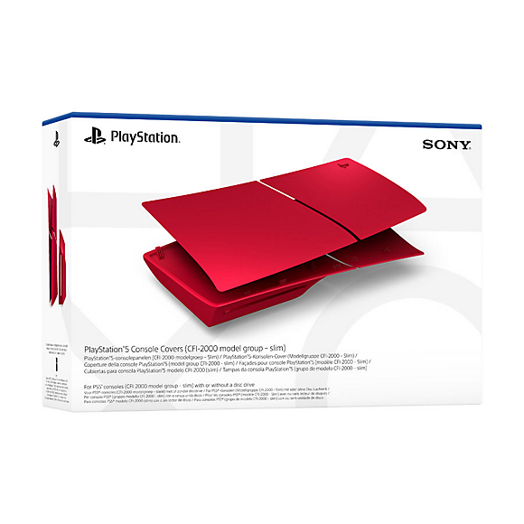 PlayStation® 5 Konsolen-Cover (Modellgruppe – Slim) – Volcanic Red
