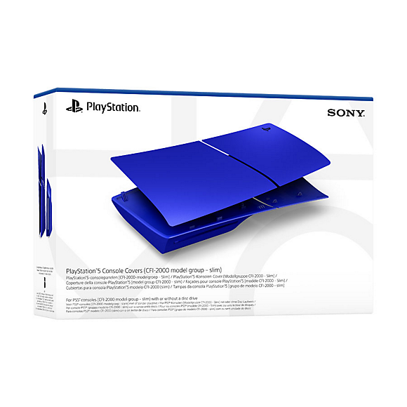 PlayStation® 5 Konsolen-Cover (Modellgruppe – Slim) – Cobalt Blue